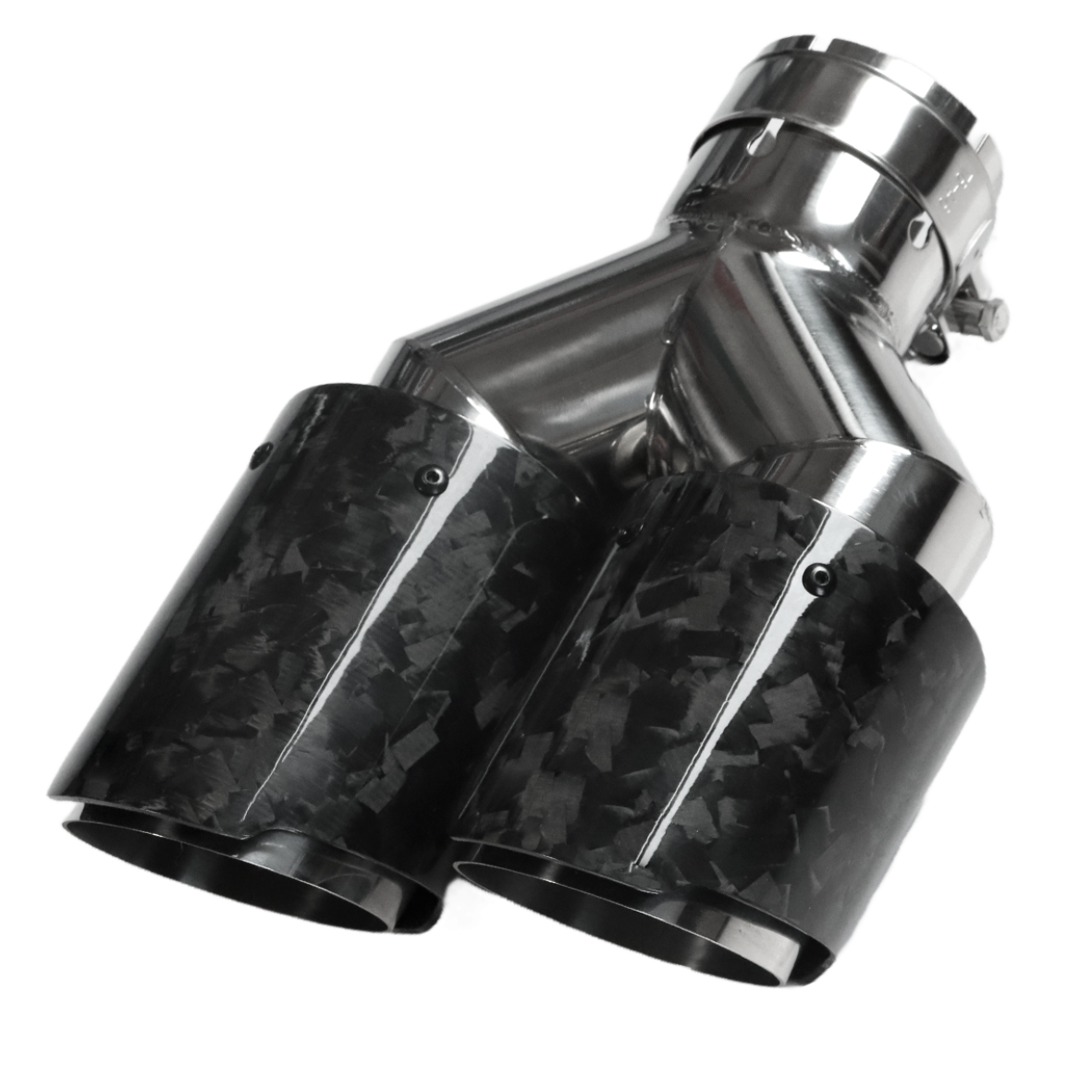 Dual Outlet Carbon Fiber Exhaust Tip RX-02-004