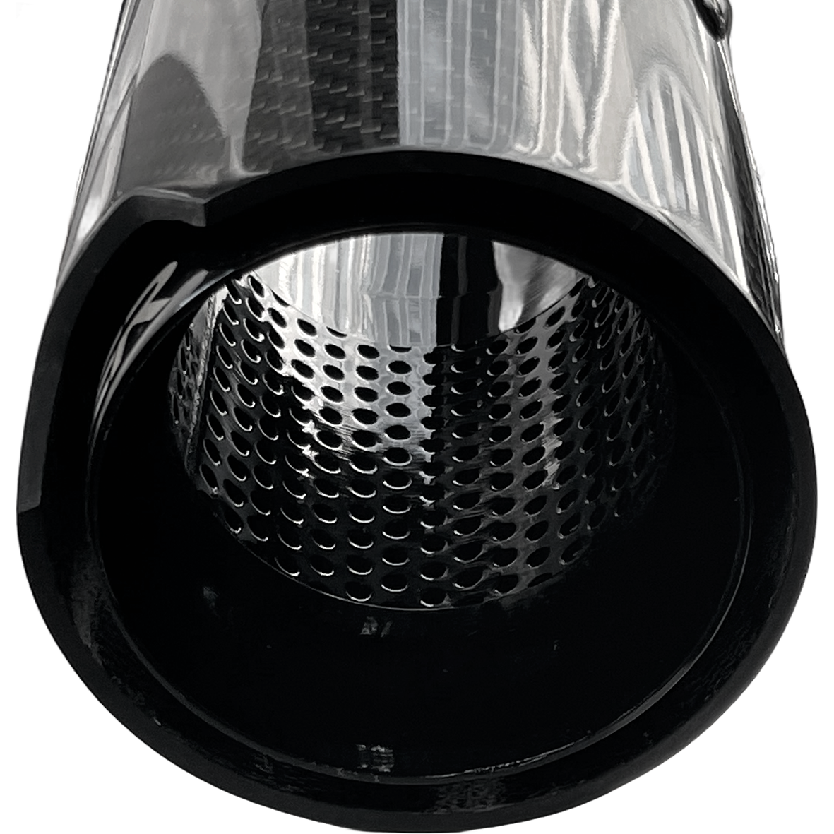 Dual Outlet Carbon Fiber Exhaust Tip RX-02-006C - view 3